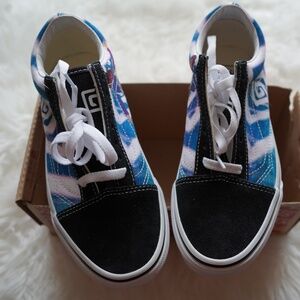 Vans Karl Jacobs Old Skull Black/Multi Color Men's Shoes Size 4 New with box